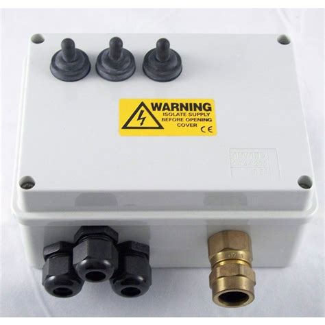 underground armoured cable junction box|6mm armoured cable junction box.